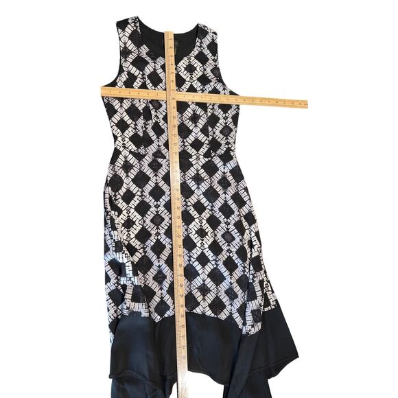 Donna Karan Handkerchief Hem Stretch Dress Women's Size 0 Comfort Designer Prep - Picture 9 of 11